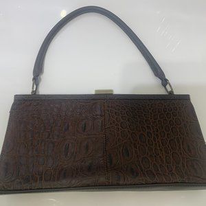 Franco Sarto Vintage Croc Sholder Purse